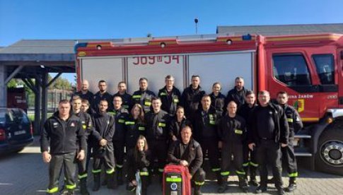 Strażacy z gminy Żarów zdali egzamin na piątkę