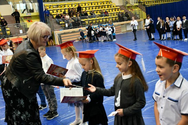 Pasowanie na ucznia w SP nr 2 w Świebodzicach