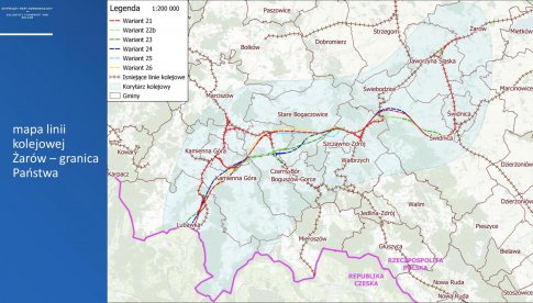 Radni Gminy Świdnica wyrazili sprzeciw wobec budowy kolei dużych prędkości