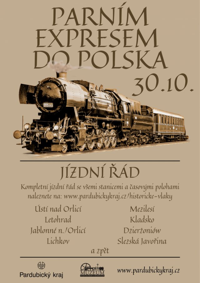 30.10. Transgraniczny Pociąg Czeski Express w Polsce