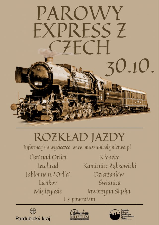 30.10. Transgraniczny Pociąg Czeski Express w Polsce