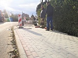 [FOTO] Rozpoczęła się budowa chodników na terenach wiejskich gminy Żarów