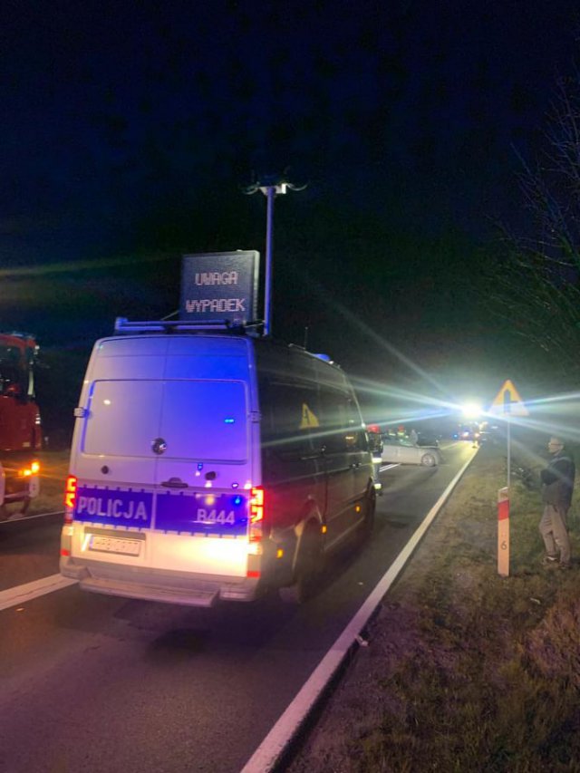 [FOTO] Stłuczka pięciu aut na trasie Świdnica-Strzegom