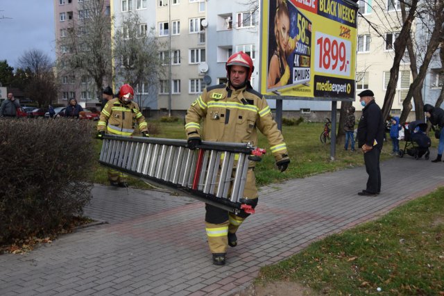 Pożar w mieszkaniu przy ul. Wróblewskiego