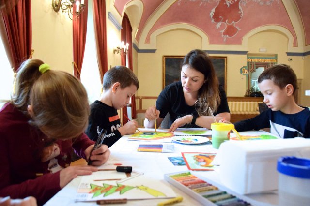 Warsztaty plastyczne w Muzeum 