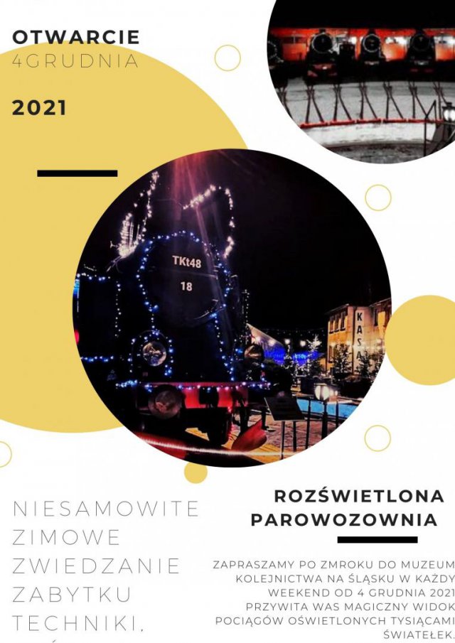 4.12-6.01. Grudniowe wydarzenia w Muzeum Kolejnictwa w Jaworzynie Śl.