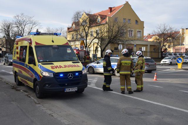 Potrącenie rowerzystki na Głowackiego w Świdnicy
