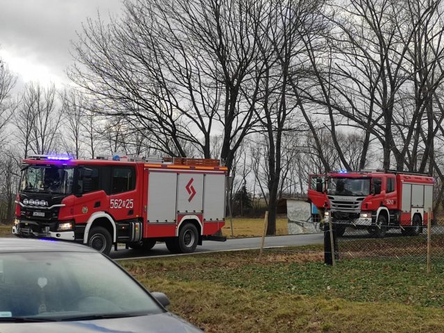 Czołowe zderzenie na drodze krajowej nr 5