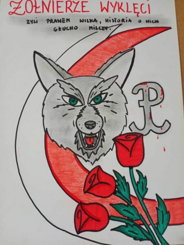 [FOTO] Uczniowie SP w Olszanach wzięli udział w konkursie poświęconym żołnierzom wyklętym