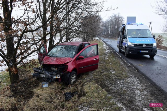 Dachowanie na drodze Świdnica - Boleścin