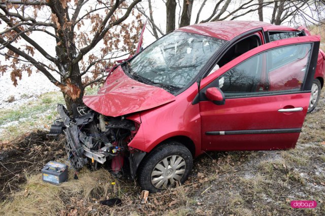 Dachowanie na drodze Świdnica - Boleścin