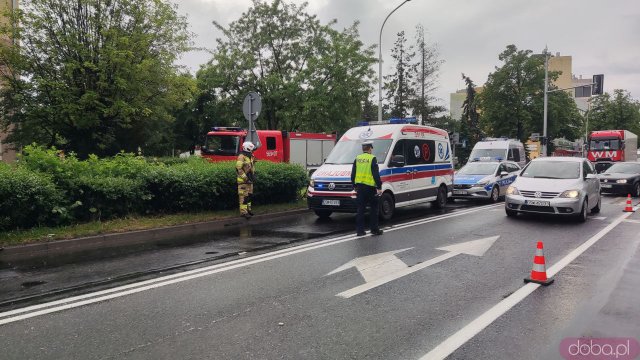 [FOTO] Zdarzenie drogowe na ul. Zamenhofa