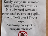 „Twój pies, Twój obowiązek”: Uczniowie SP w Jaworzynie Śląskiej proszą: sprzątajcie po swoich psach