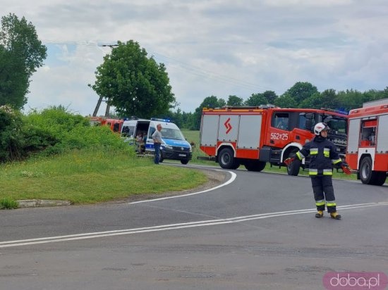 [FOTO] Wypadek na ul. Jeleniogórskiej w Świebodzicach