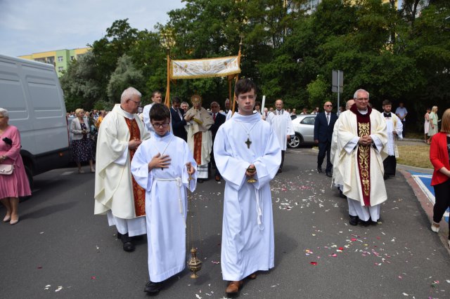 Uroczystość Bożego Ciała na Osiedlu Młodych w Świdnicy