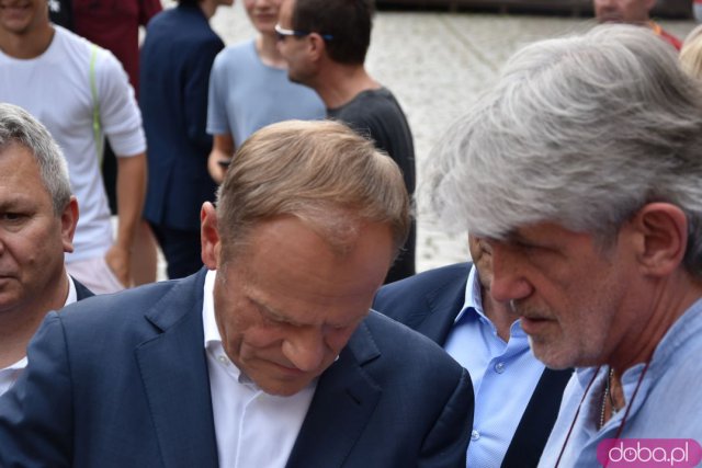 [FOTO] Donald Tusk z wizytą w Świdnicy