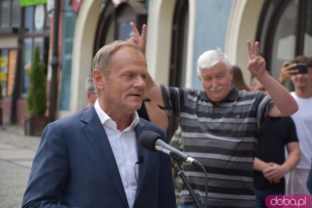 [FOTO] Donald Tusk z wizytą w Świdnicy