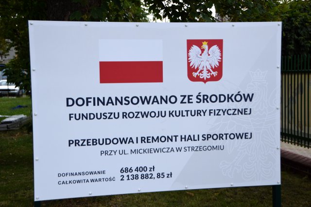 Otwarcie hali sportowej strzegomskiego OSiR-u