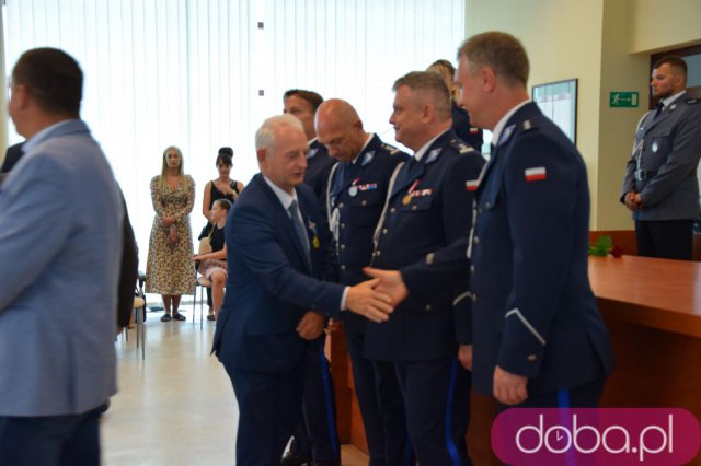 [FOTO] Uroczyste obchody Święta Policji z awansami i nagrodami