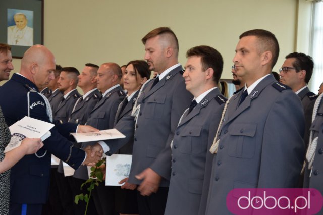 [FOTO] Uroczyste obchody Święta Policji z awansami i nagrodami