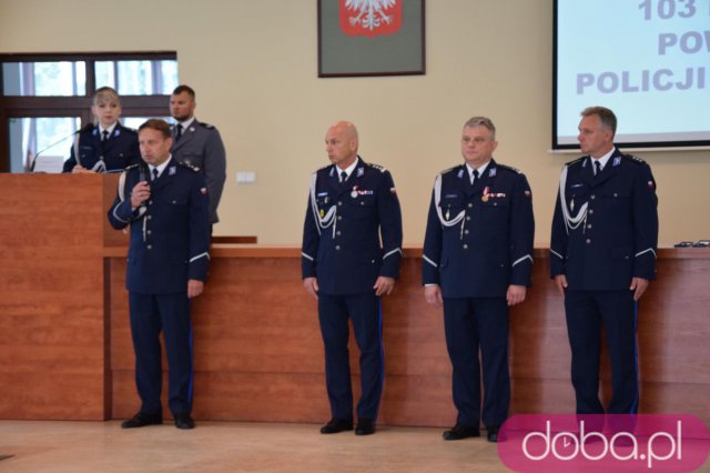 [FOTO] Uroczyste obchody Święta Policji z awansami i nagrodami