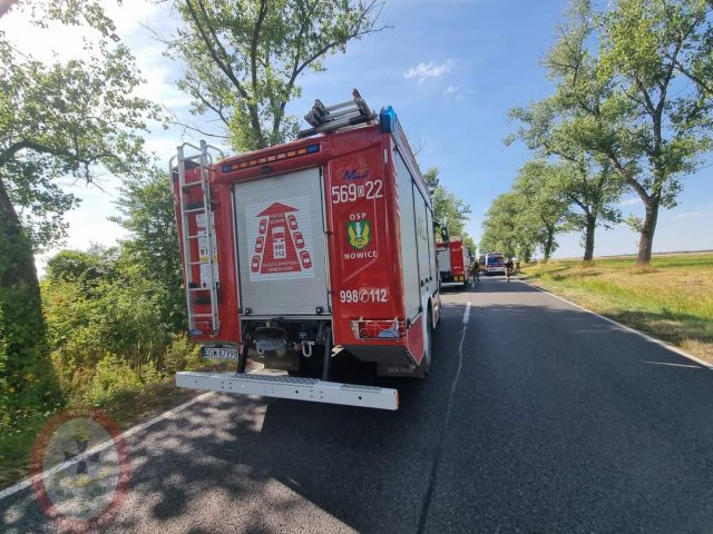 Zderzenie trzech samochodów. Jedna osoba trafiła do szpitala