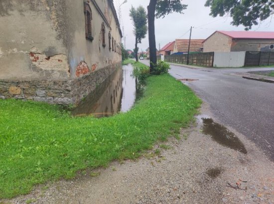 [FOTO] Pogotowie przeciwpowodziowe w gminie Żarów 