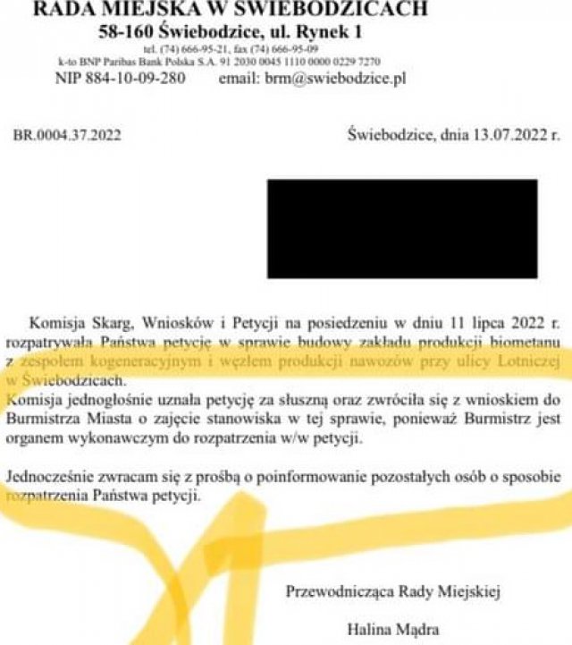 Nie chcą biogazowni przy swoich domach. Mieszkańcy Świebodzic obawiają się smrodu