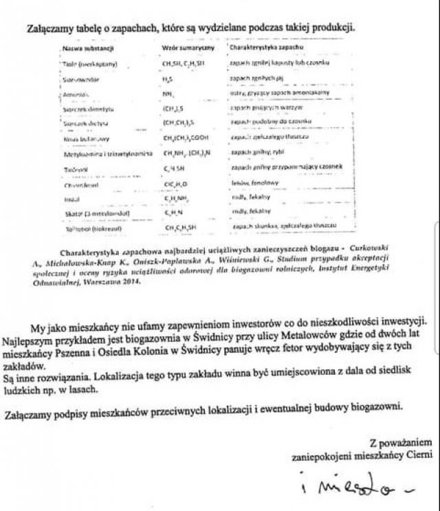 Nie chcą biogazowni przy swoich domach. Mieszkańcy Świebodzic obawiają się smrodu
