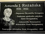 [FOTO, VIDEO] Uhonorowali Amandę J. Rożańską
