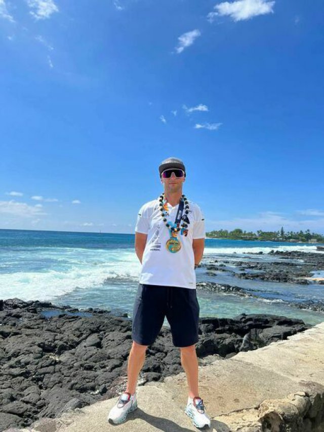 [FOTO] Tomasz Rudnik wrócił z Mistrzostw Świata Ironman Hawaje 