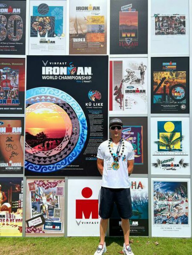 [FOTO] Tomasz Rudnik wrócił z Mistrzostw Świata Ironman Hawaje 