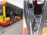 [FOTO] Pijany kierowca wjechał w autobus