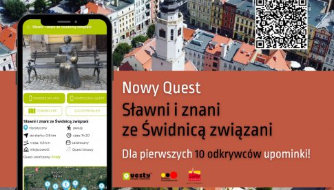 Sławni i znani ze Świdnicą związani – nowy Quest w mieście