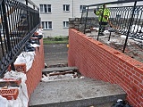 Schody z al. Niepodległości do ul. Garbarskiej prawie ukończone [Foto]