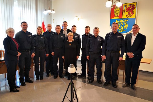 Funkcjonariusze ze Słotwiny podsumowali kolejny rok służby [Foto, Prezentacja]