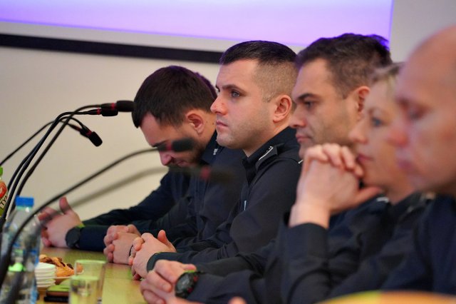 Funkcjonariusze ze Słotwiny podsumowali kolejny rok służby [Foto, Prezentacja]