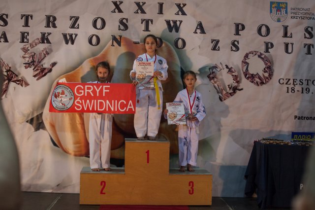 [FOTO] UKS Taekwon-do Gryf w pierwszej dziesiątce klasyfikacji generalnej Mistrzostw Polski