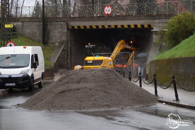 Wiadukt w Jaworzynie Śląskiej zamknięty