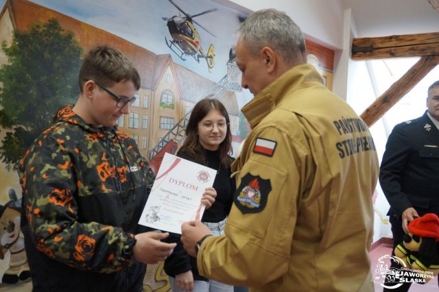 Bartosz Bielawski z OSP Pasieczna pierwszy w całym powiecie