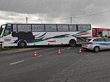 [FOTO] Autobus szkolny zderzył się z ciężarówką