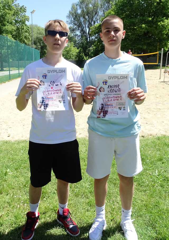Siatkówka plażowa chłopców klas 7-8 SP za nami [Foto]