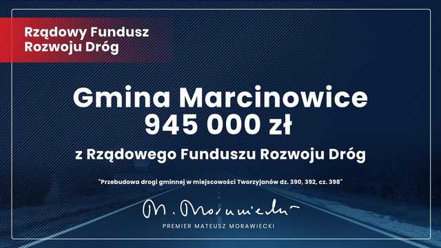 Rusza przebudowa drogi w Tworzyjanowie [FOTO]