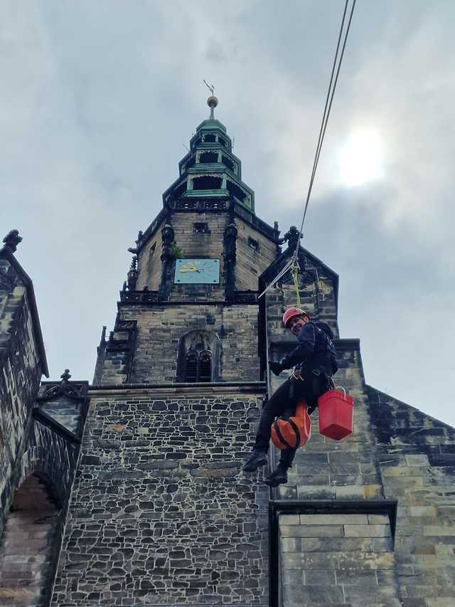 [FOTO] „Wysokościowcy” ćwiczyli na katedrze