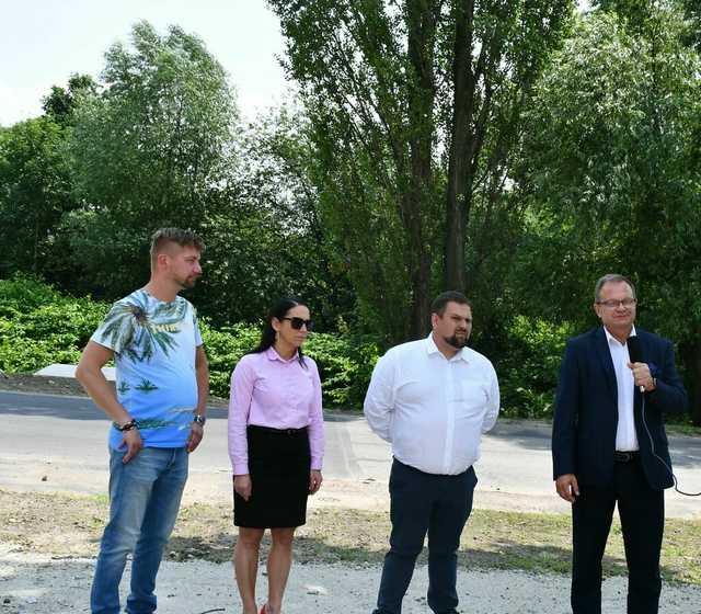 Odbiór budowy kanalizacji deszczowej w ul. Olszańskiej [FOTO]