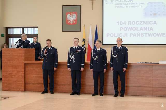 [FOTO] Świdnickie obchody Święta Policji w 104 rocznicę powołania Policji Państwowej