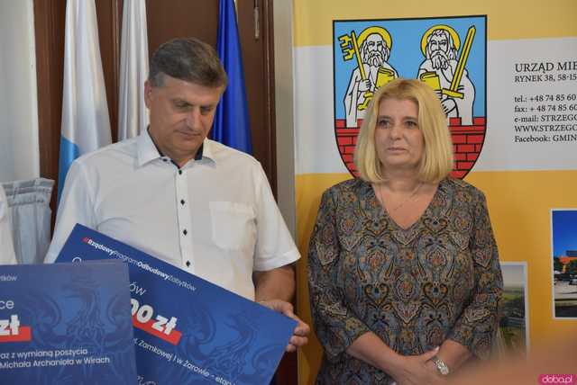 [FOTO, WIDEO] Minister Dworczyk przekazał promesy samorządowcom z naszego powiatu w ramach Rządowego Programu Odbudowy Zabytków 