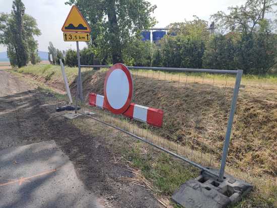 UWAGA! Droga powiatowa między Kątkami a Pszennem będzie zamknięta od 27 lipca 