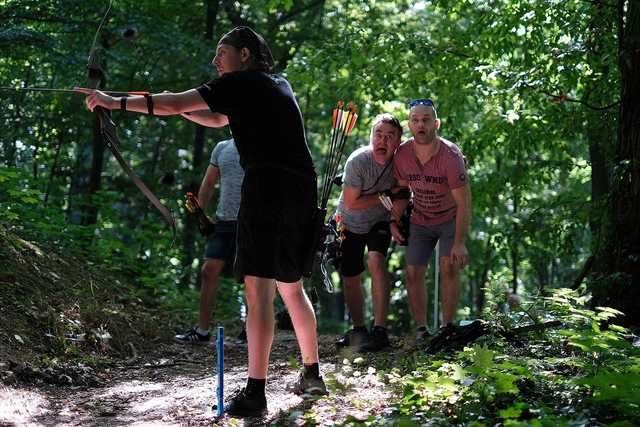 Pasjonaci łucznictwa rywalizowali podczas turnieju w Łażanach i Żarowie [FOTO]