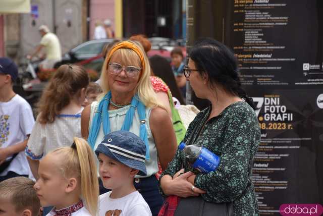 [WIDEO, FOTO] Świętowali Dzień Niepodległości Ukrainy na świdnickim rynku